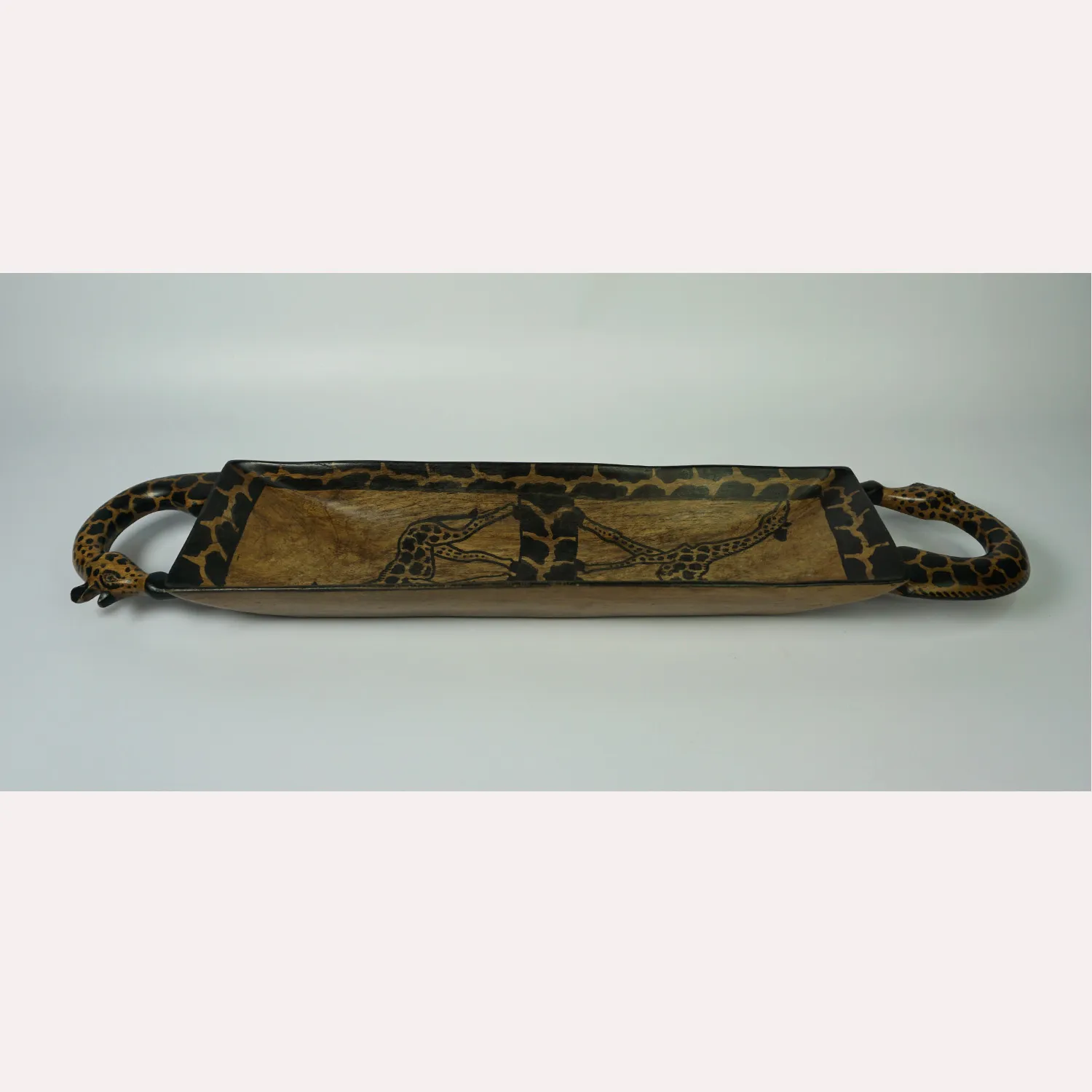 Wooden Giraffe Platter