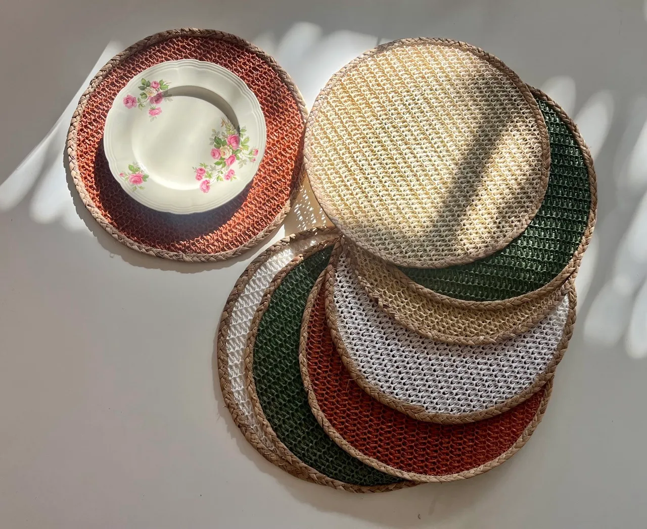 Colorful Rustic Weave Placemats