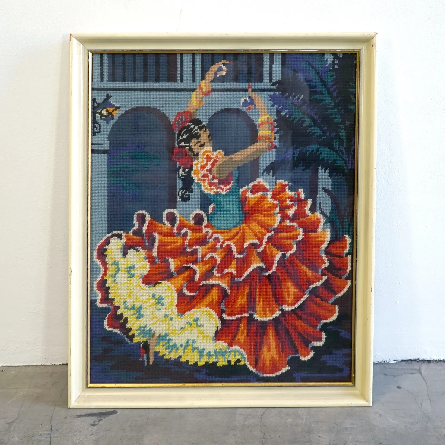 Red Flamenco Dancer Tapestry