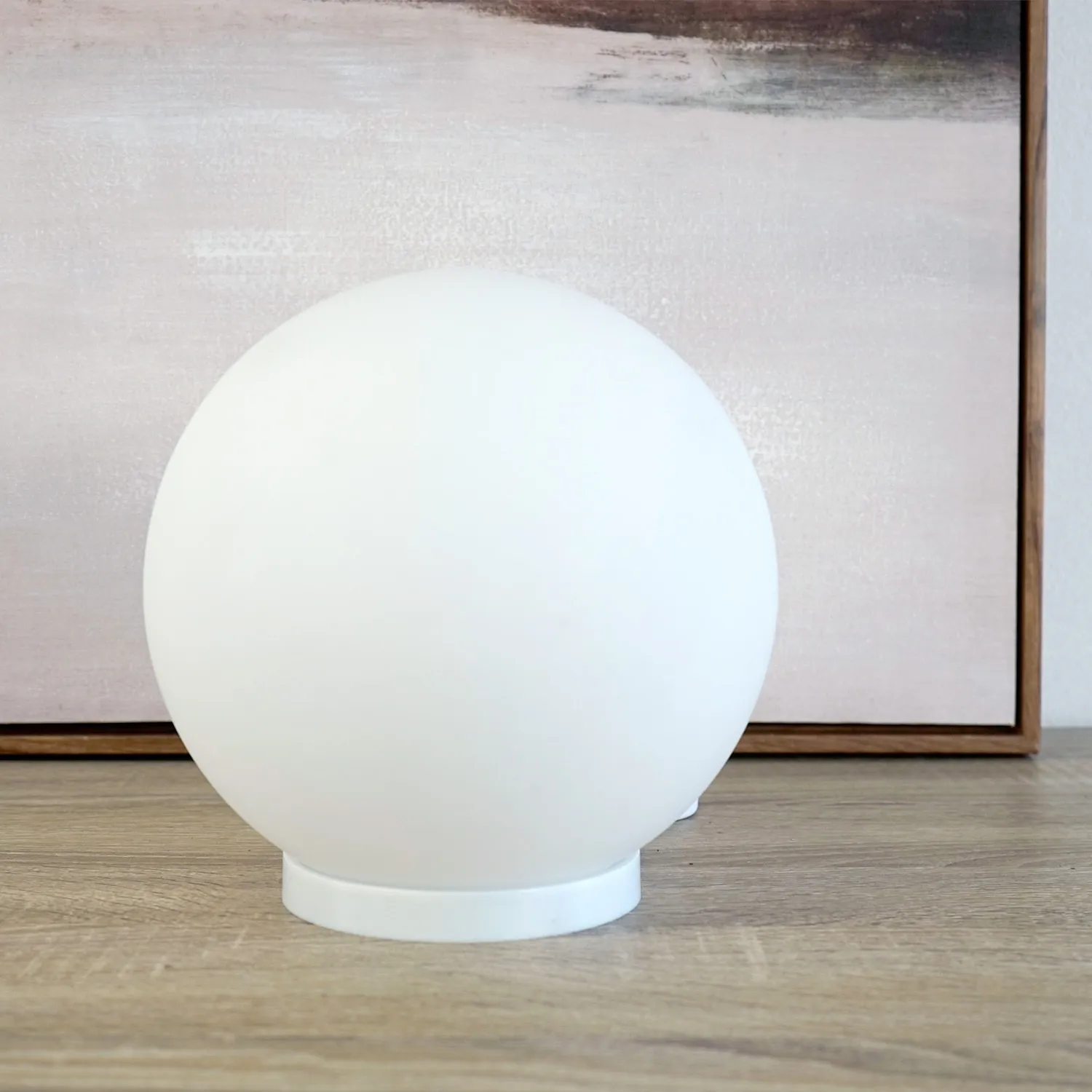 White Glass Globe Lamps
