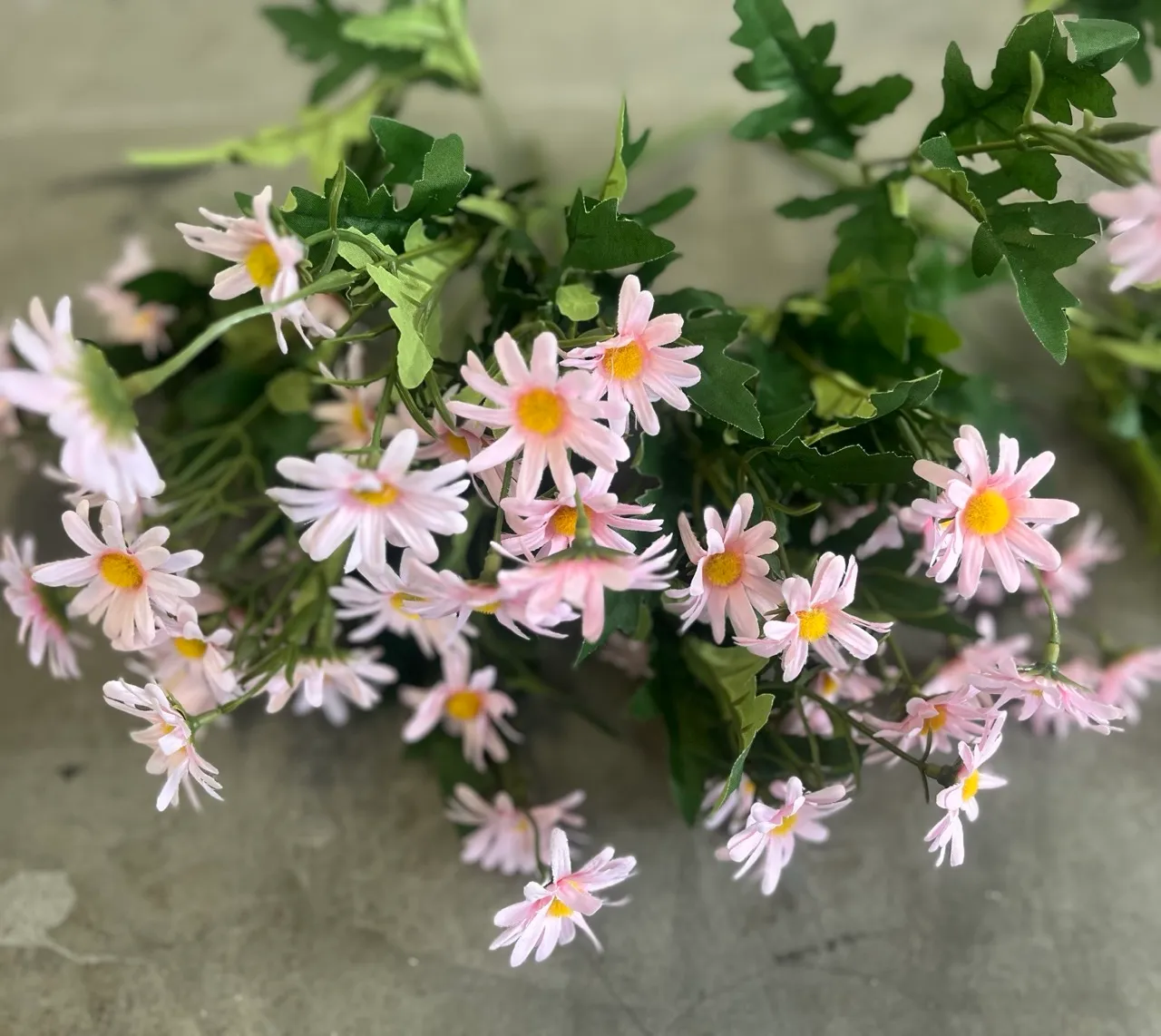 Artificial Pink Daisy Bush