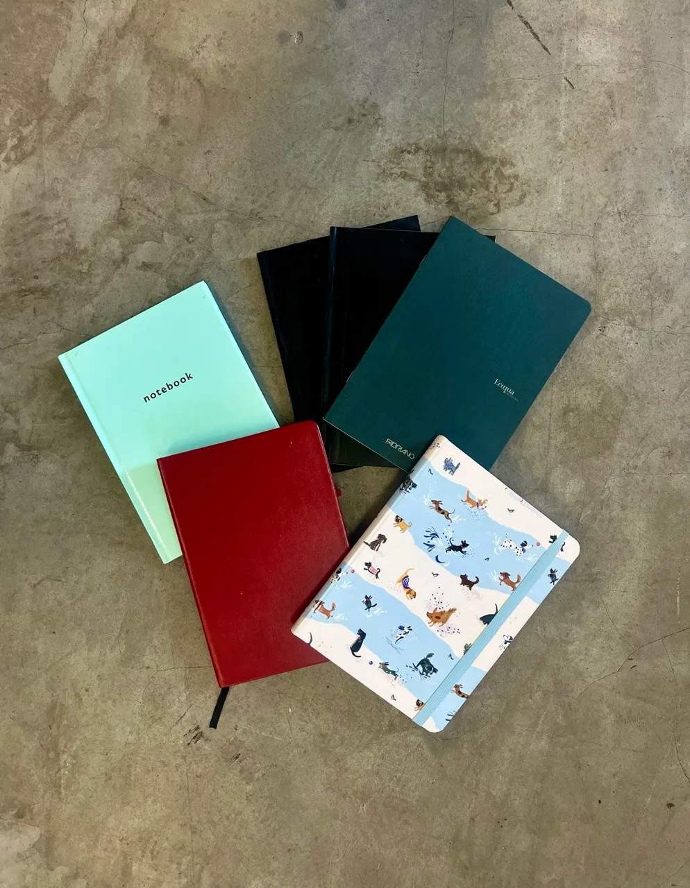 Various A5 Notebooks