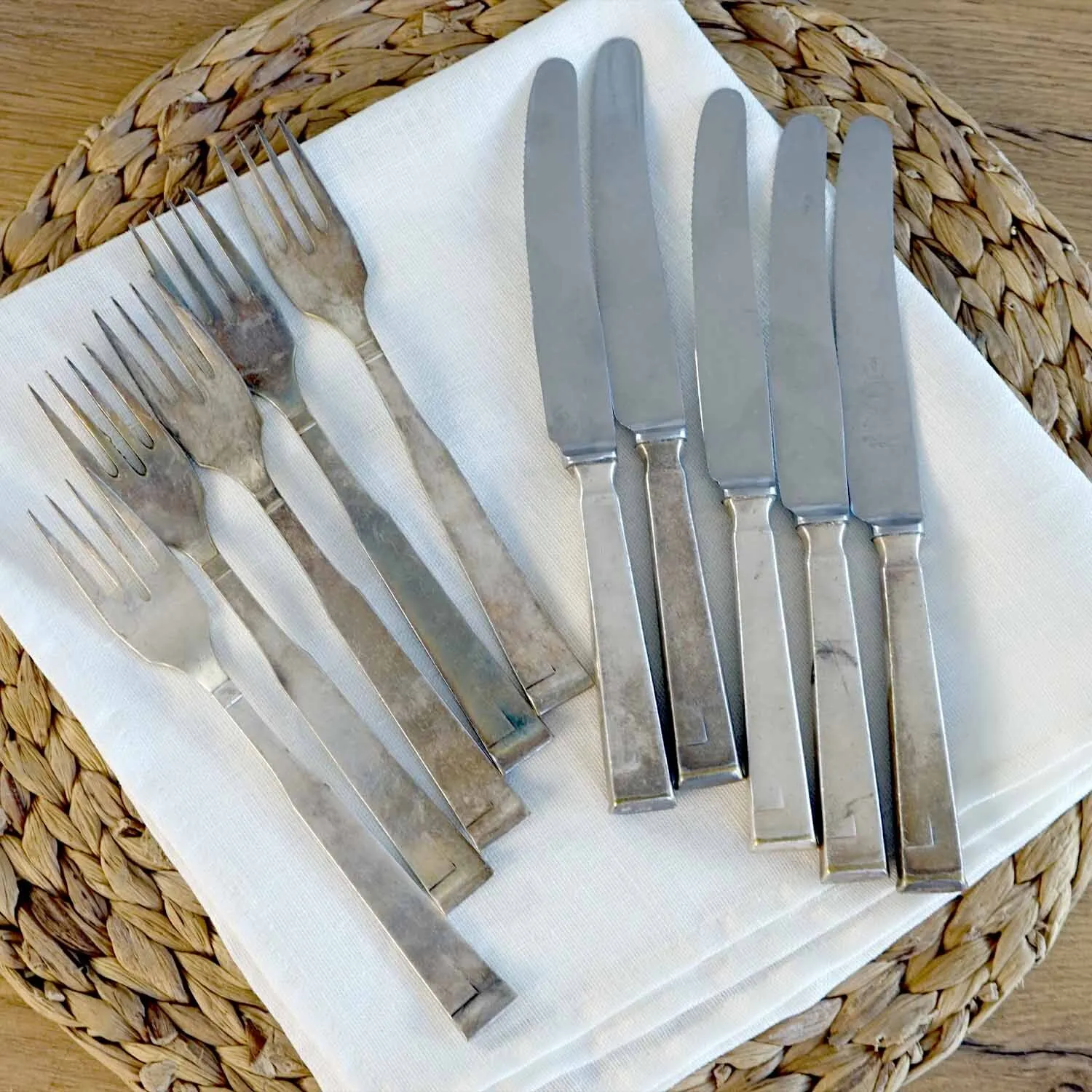 Old Knife And Fork Set