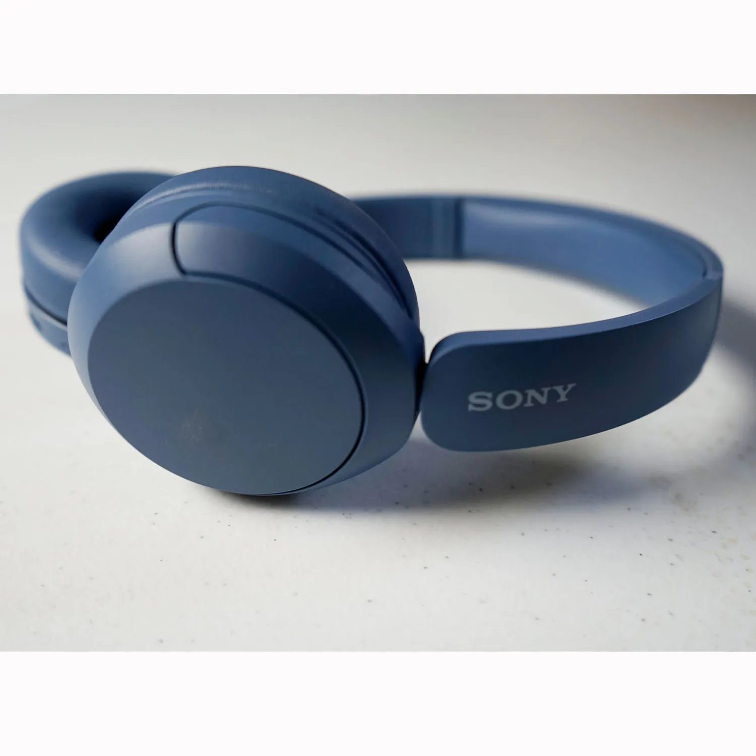 Blue Sony Headphones