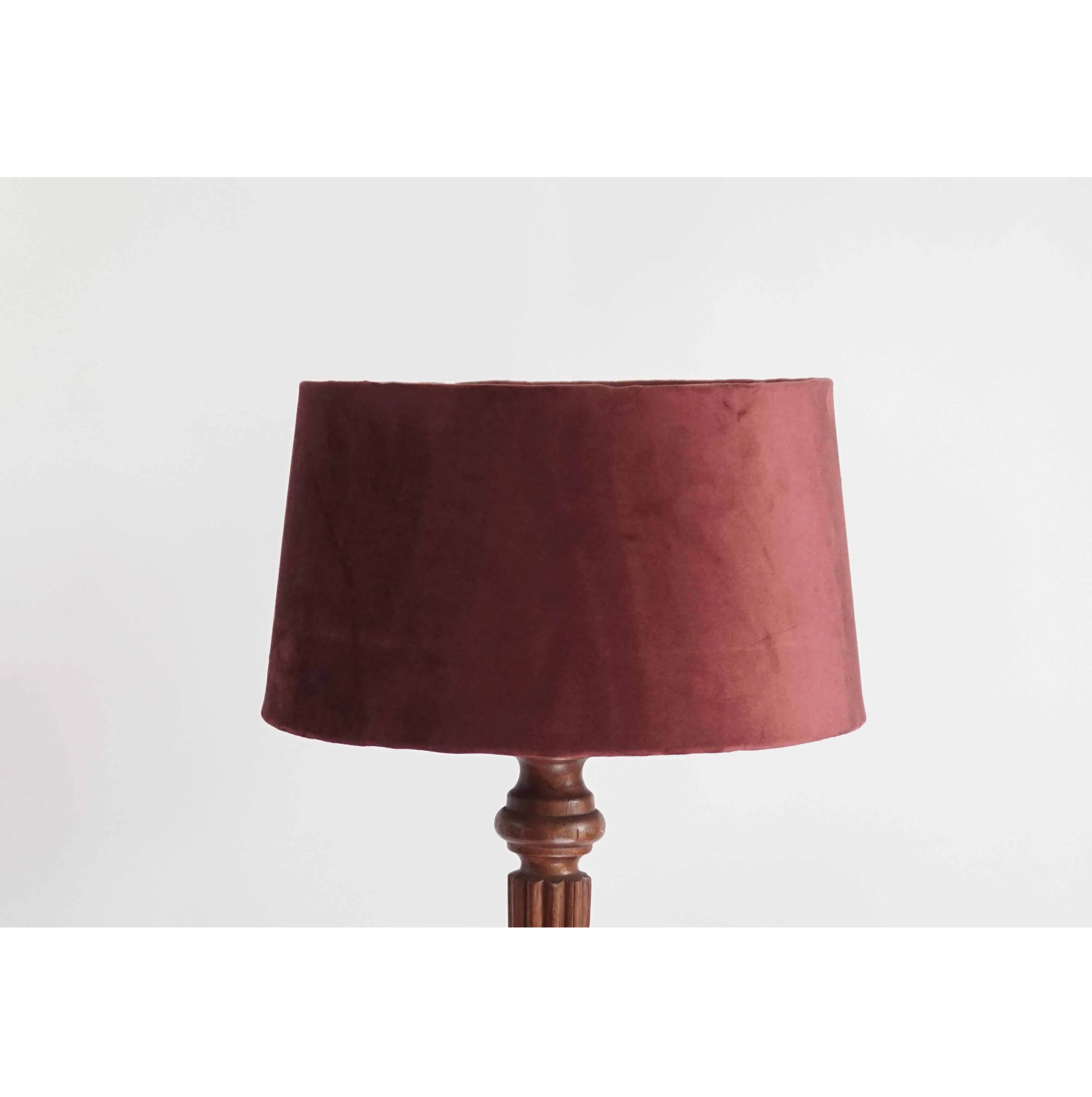Large Short Burgundy Tapered Shade