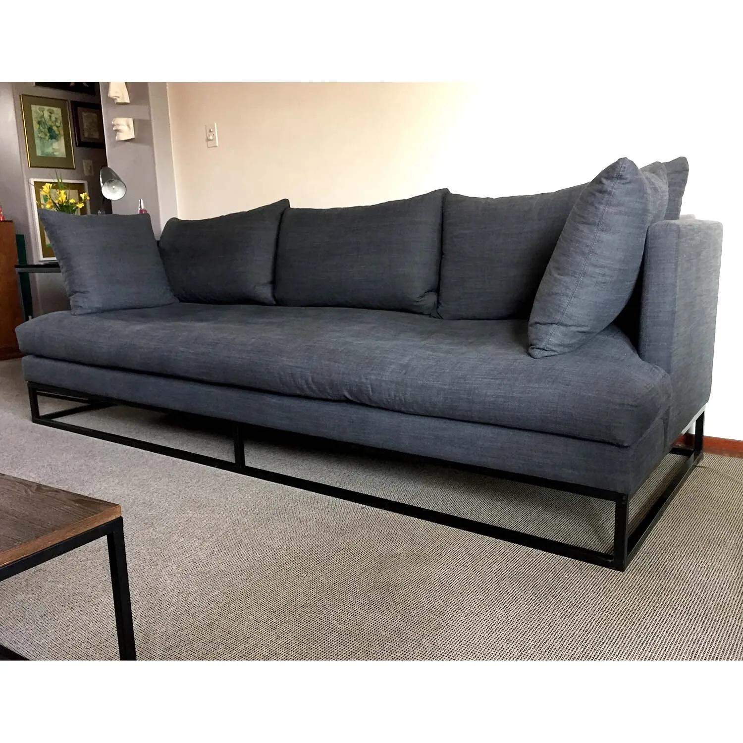 Large Grey 4-Seat Couch