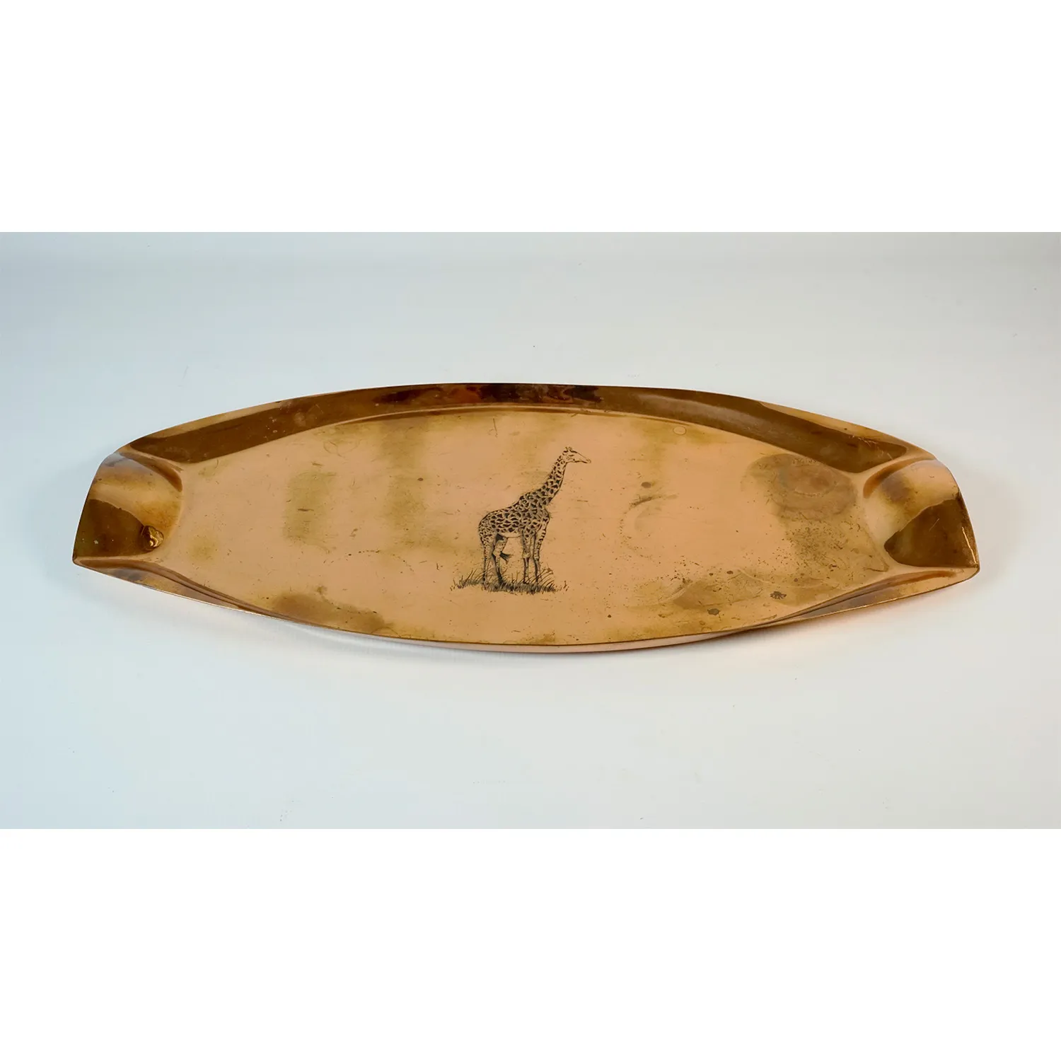 African Copper Tray 