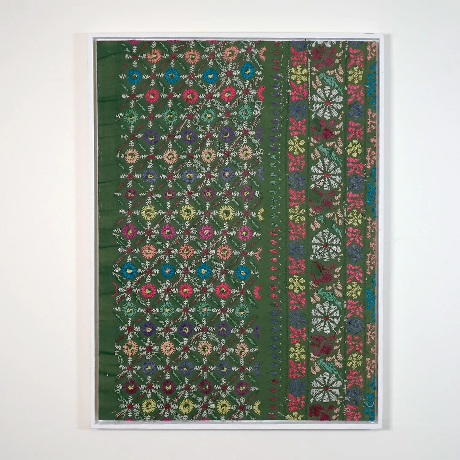 Green Fabric Canvas Artwork