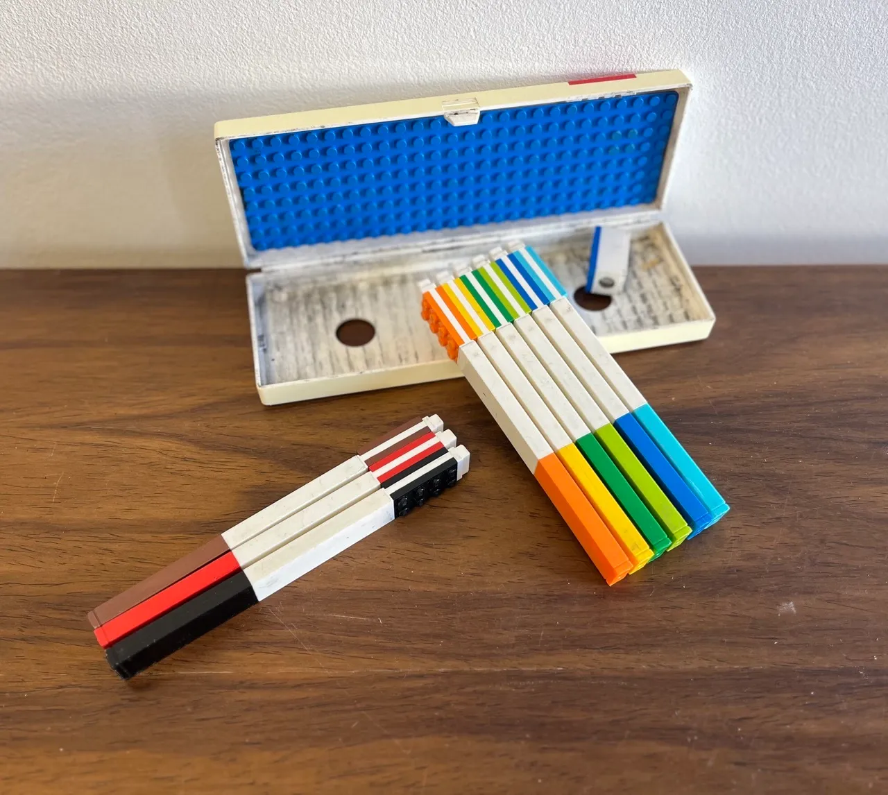 Vintage Lego Tip Marker and Pencil Case