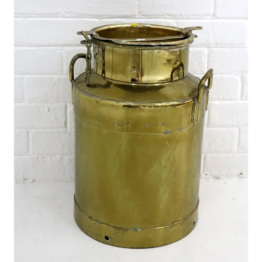 Brass Milk Can, 56cm