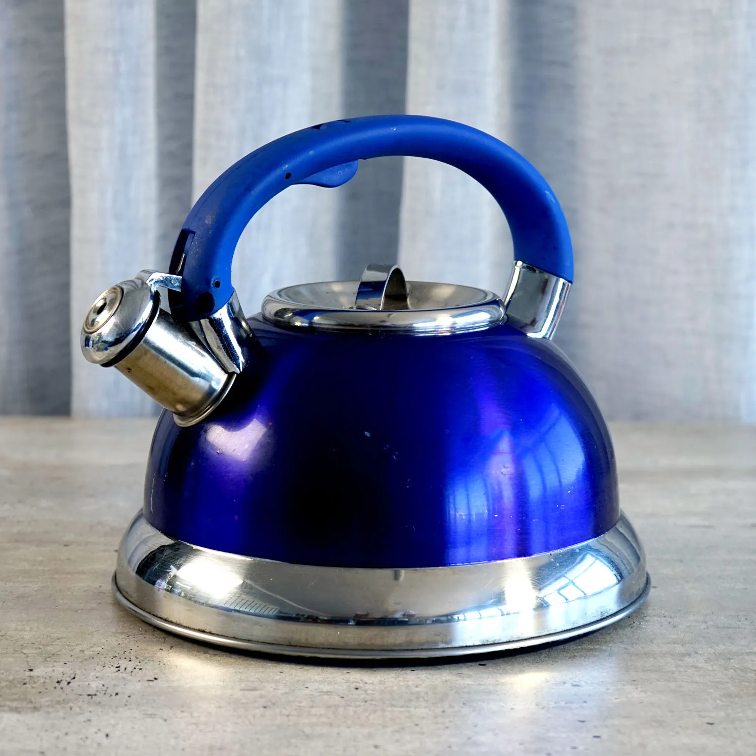Blue Stovetop Kettle