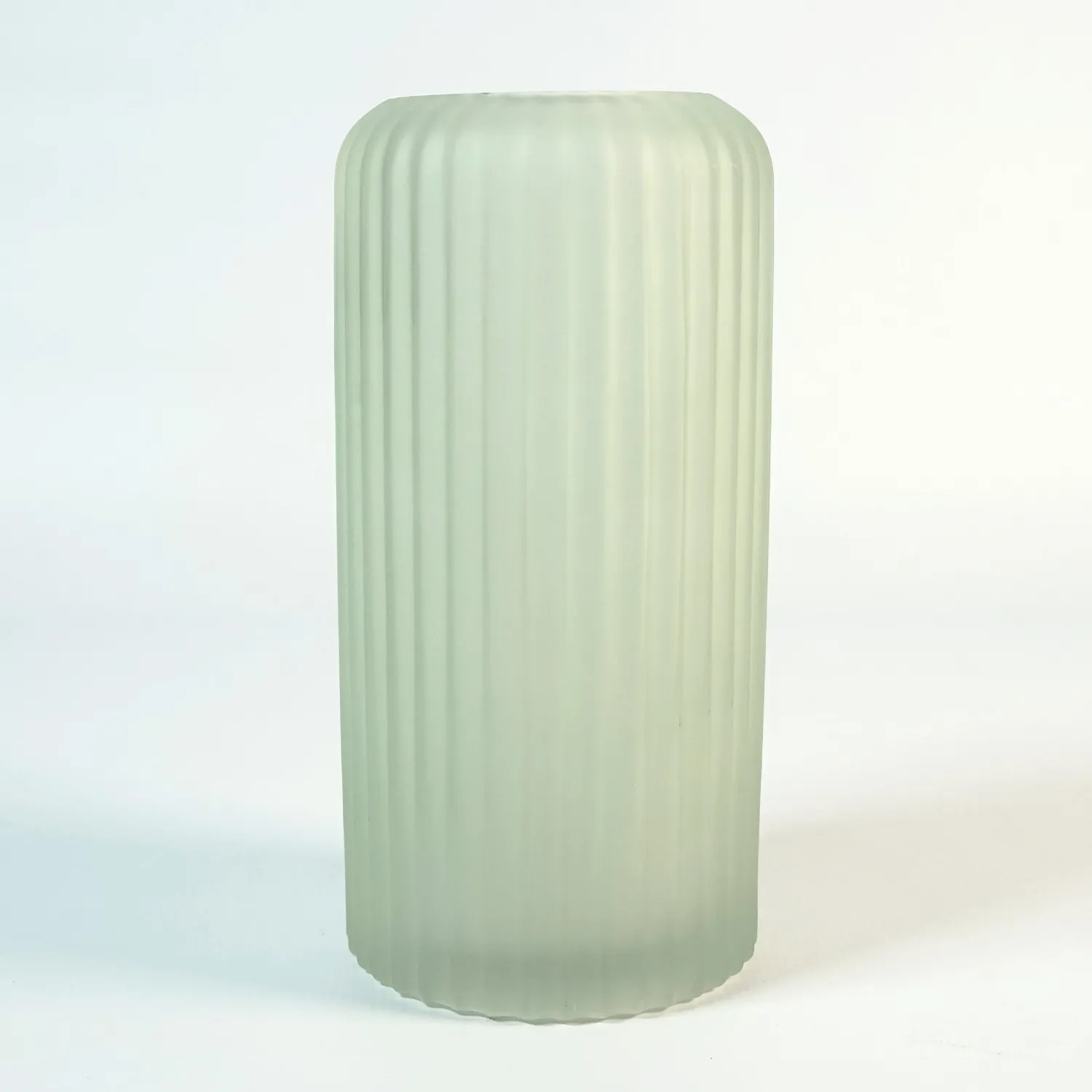 Light Green Frosted Vase
