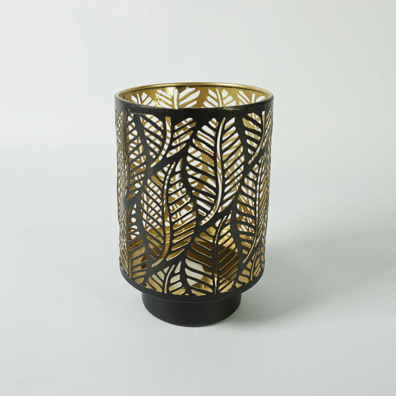 Black and Gold Candle Holder