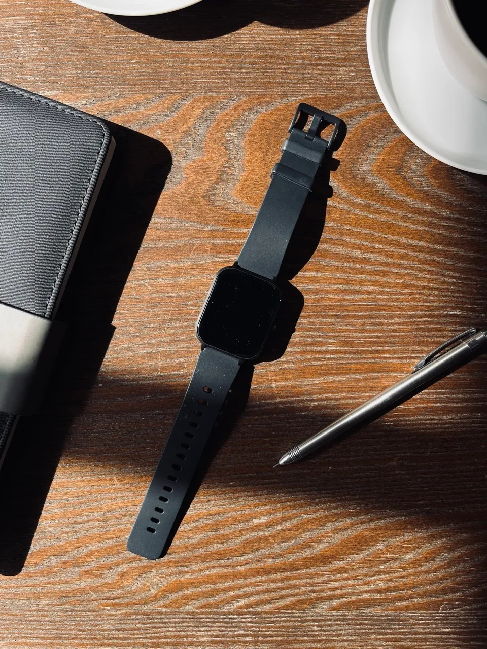 Volkano Smart Watch, Rectangular Black