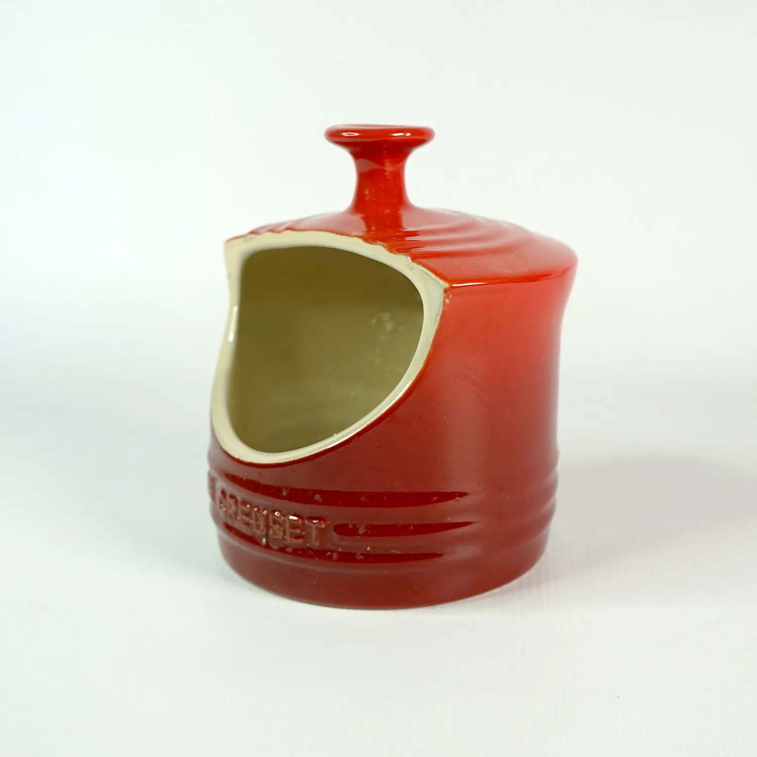 Red Le Creuset Salt Keeper