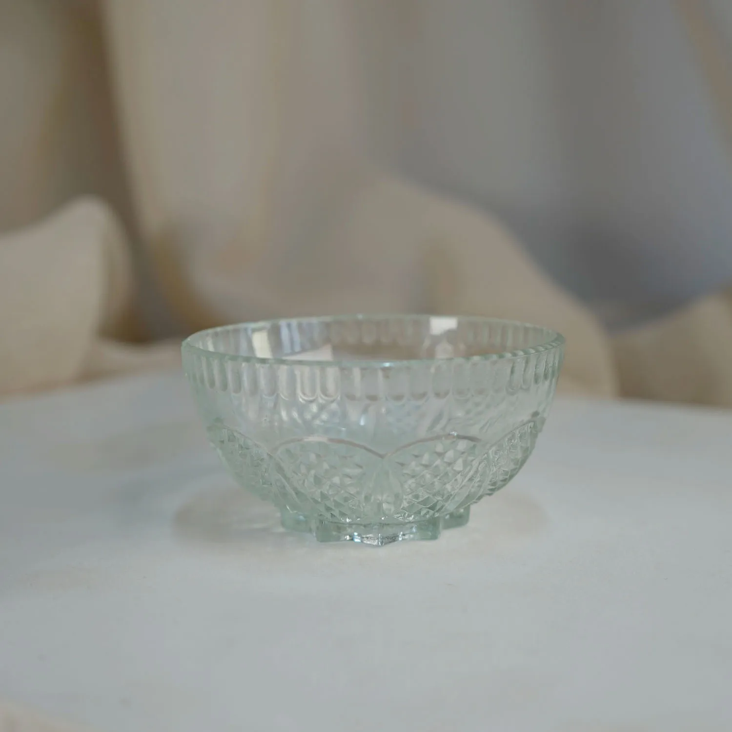Small Ornate Glass Bowl