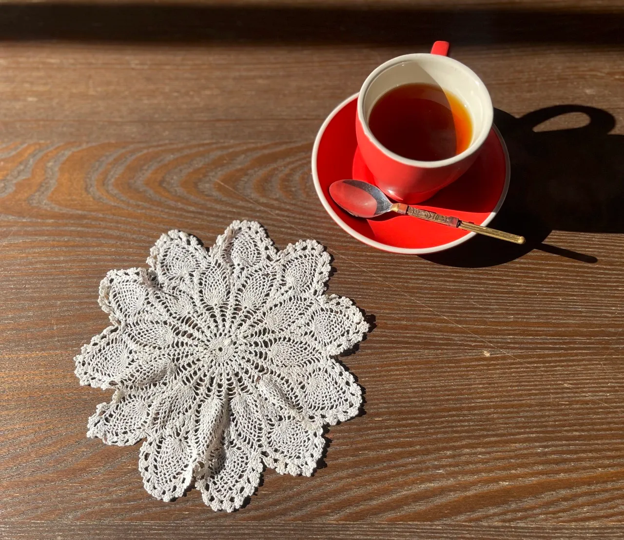 Lace Flower Crochet Doily