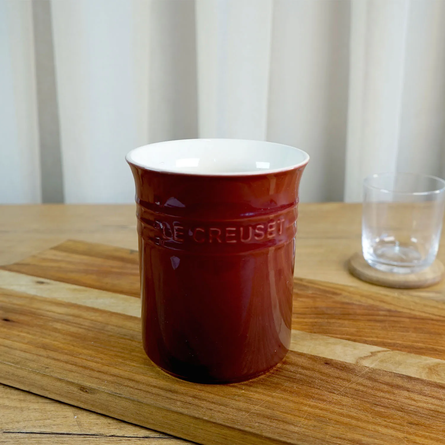 Red Le Creuset Utensil Holder