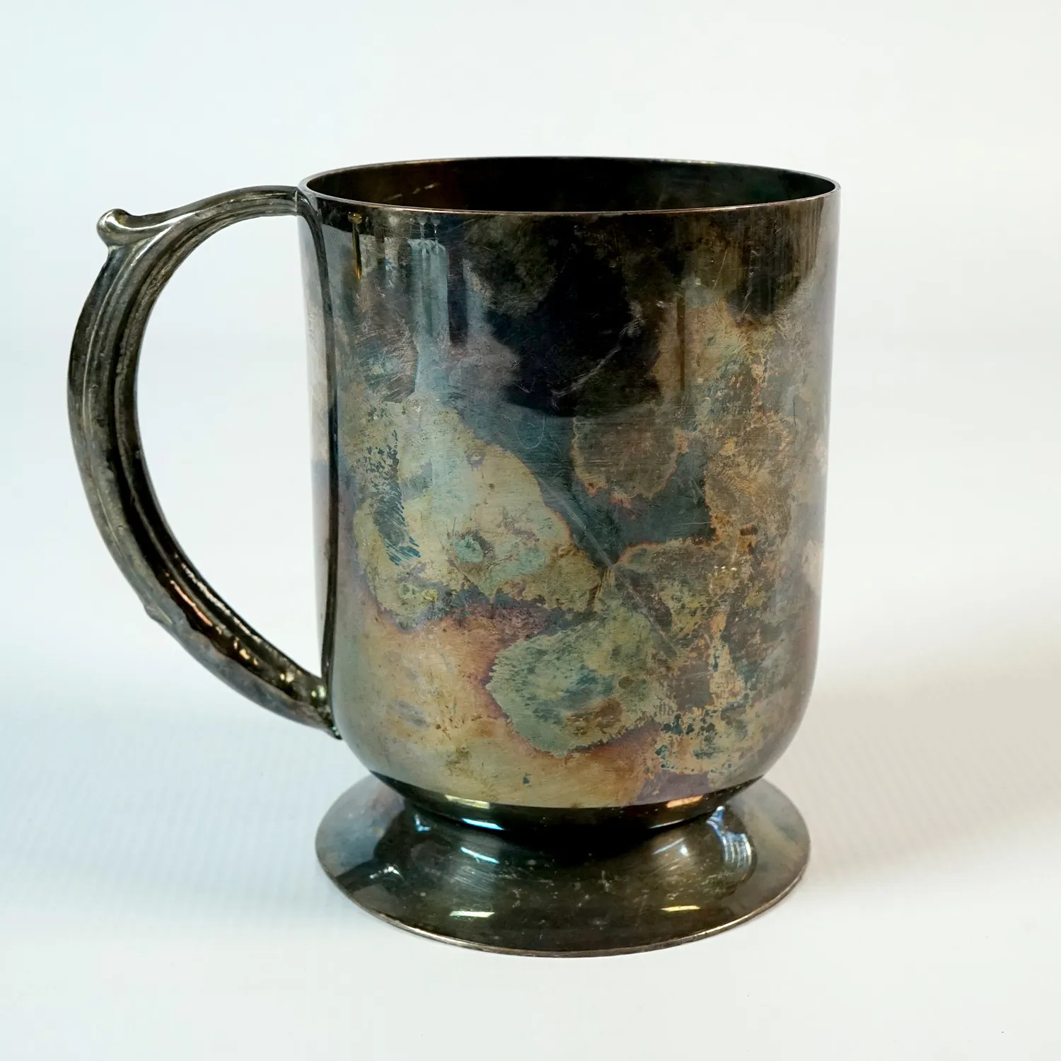Aged Silver Mug