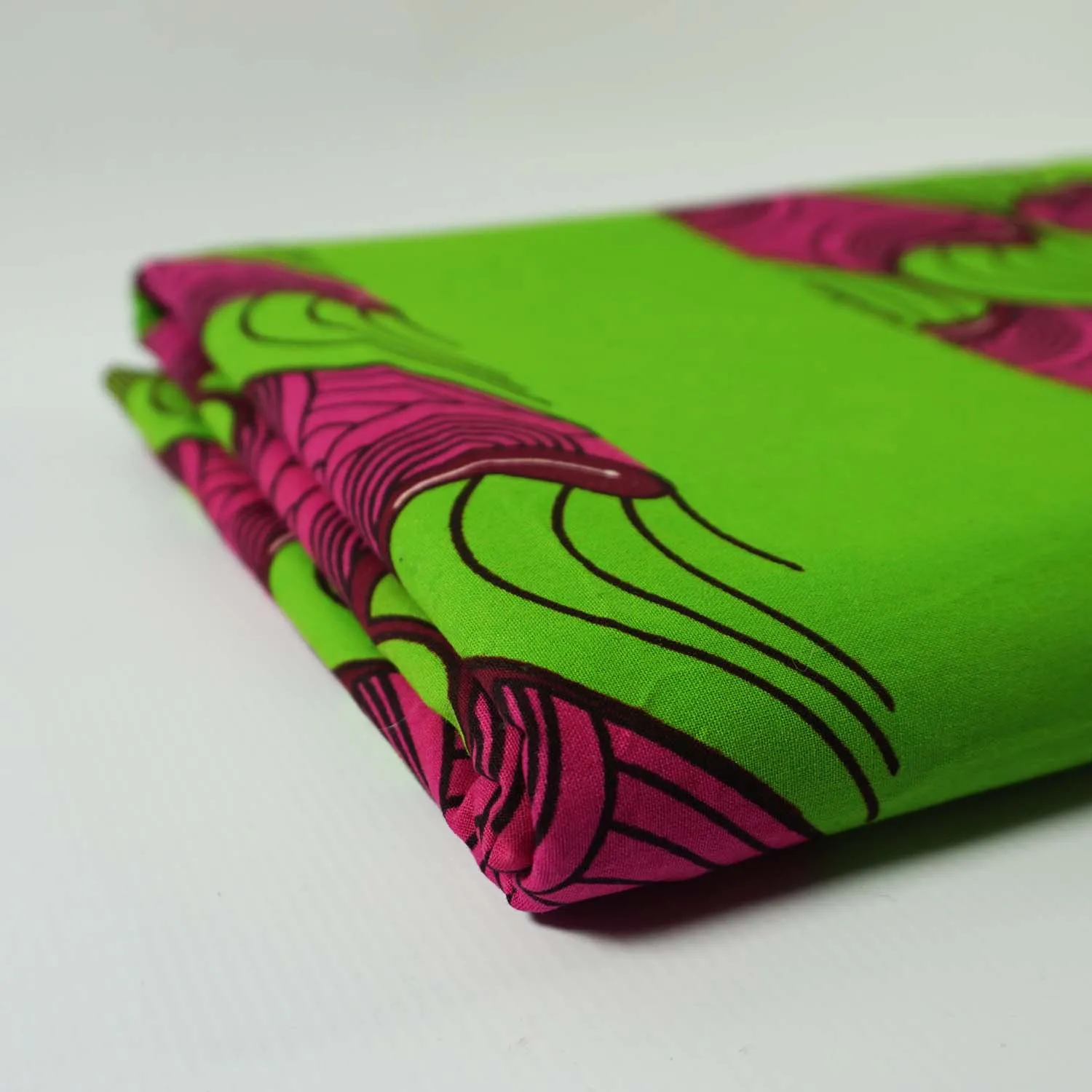 Green African Fabric