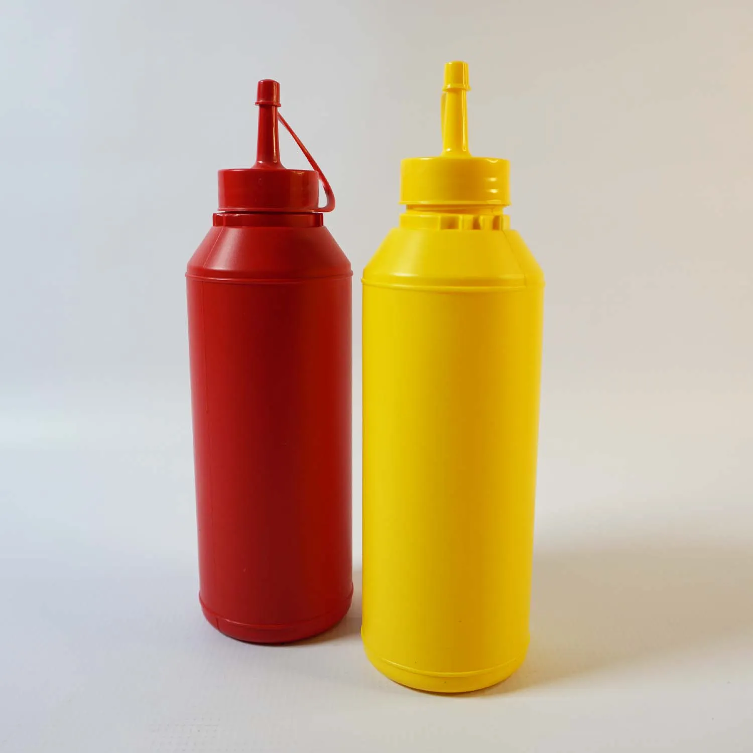 Tomato Sauce and Mustard Containers