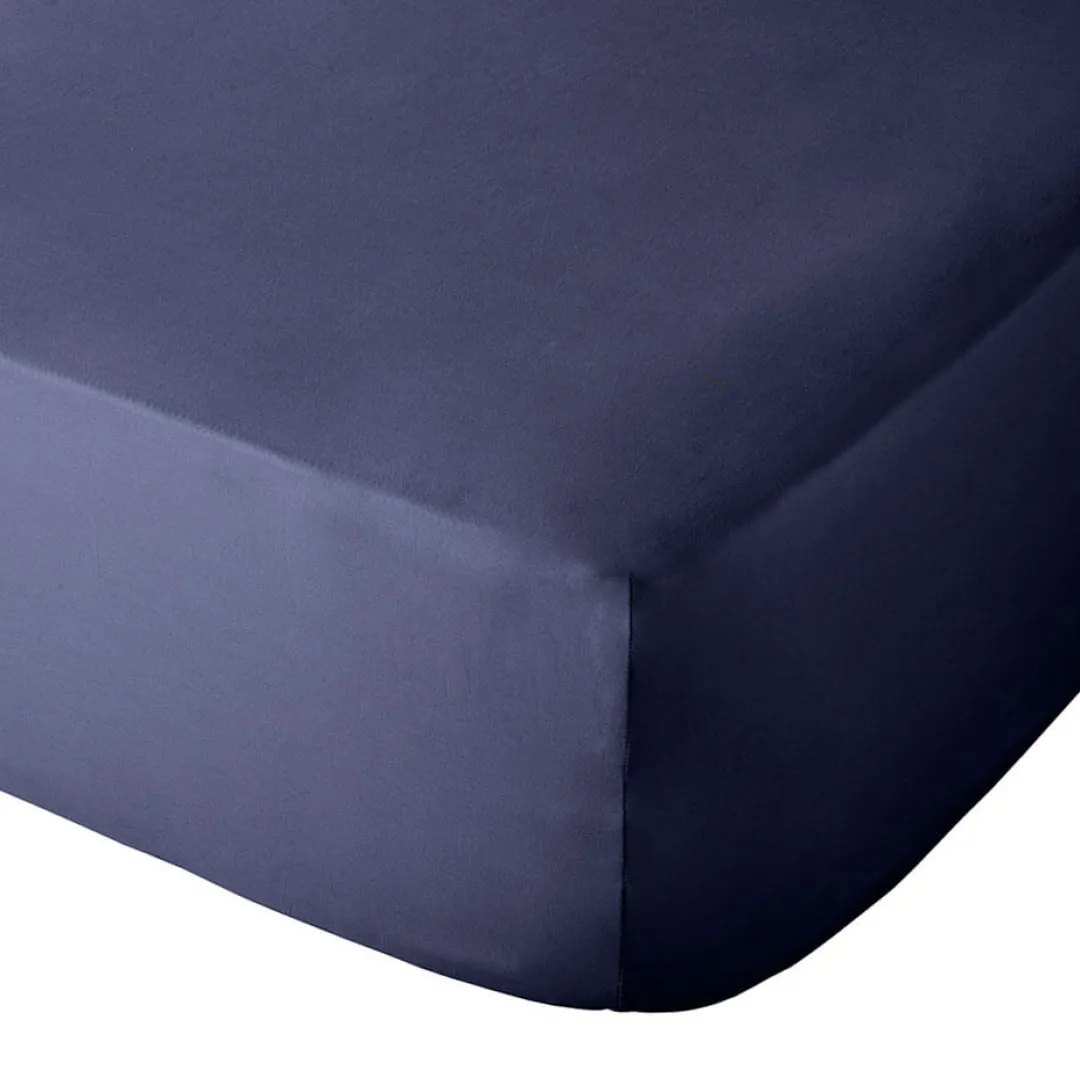 Double, Fitted Sheet, Blue