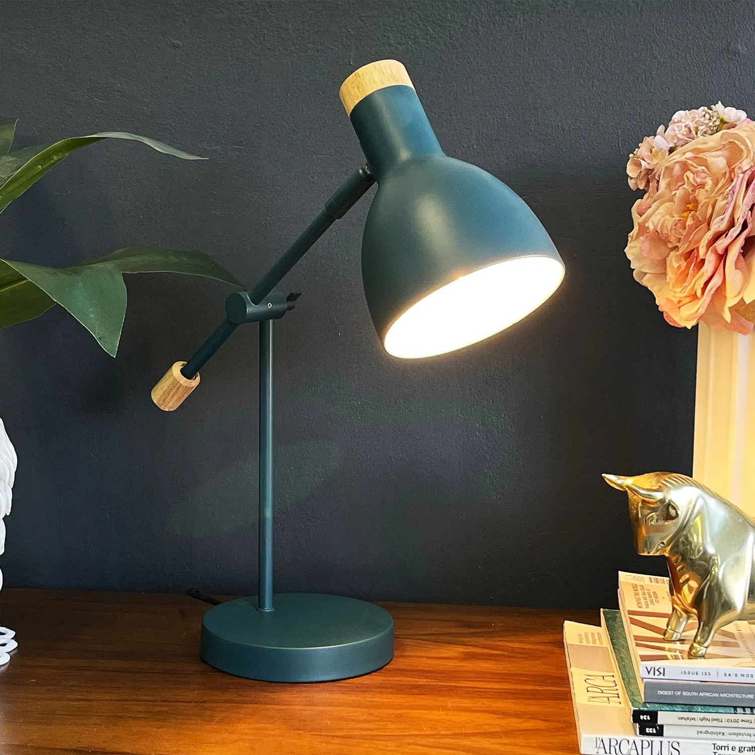 Teal Lamp