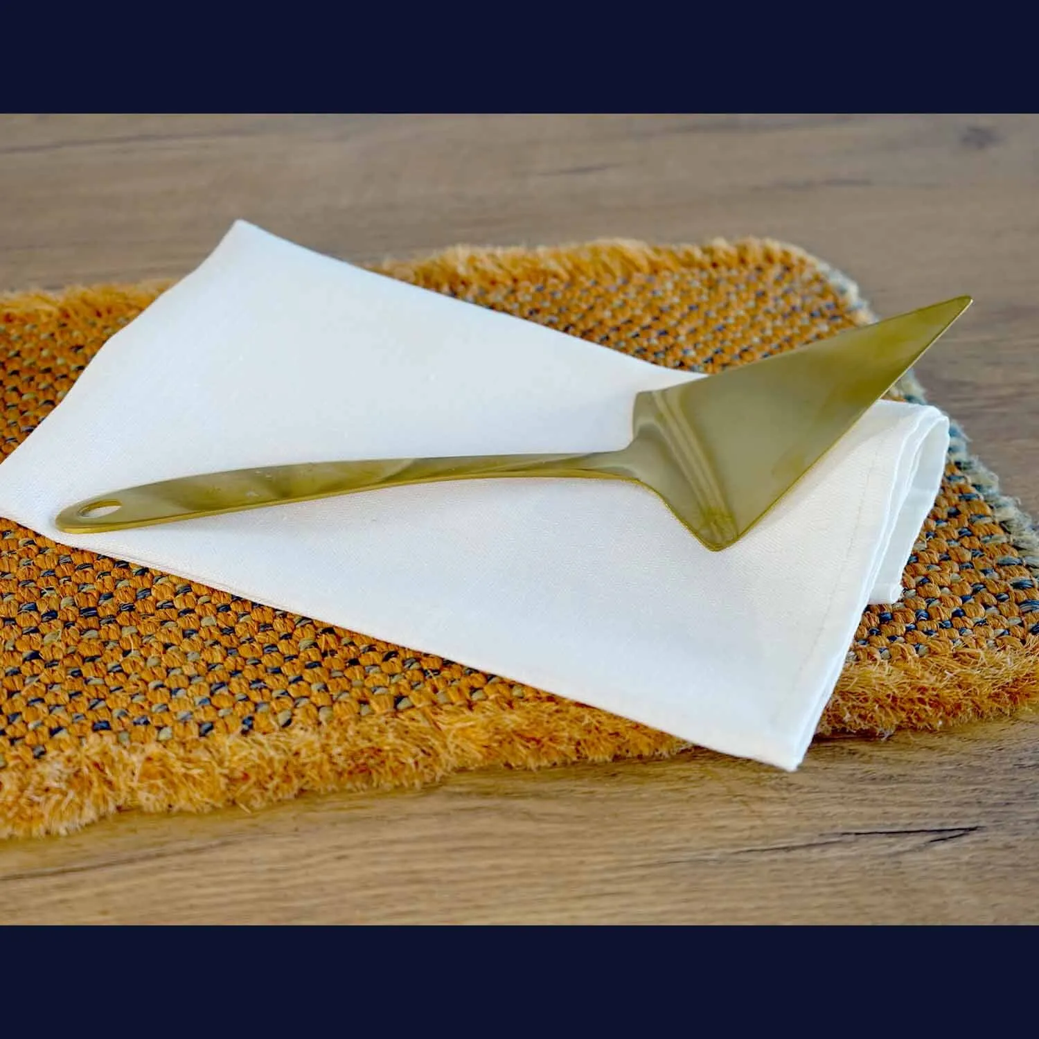 Large Gold Cake Knife