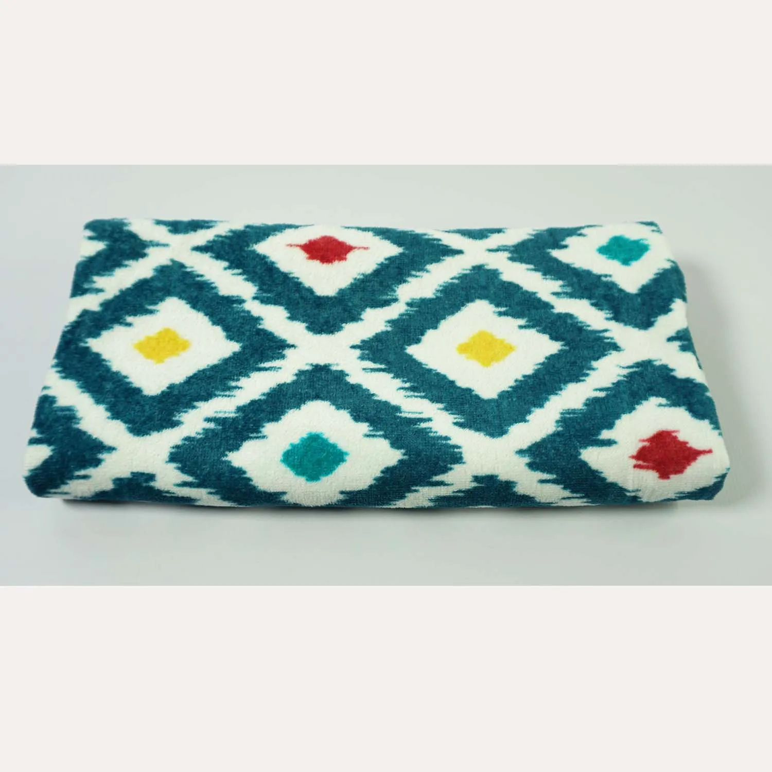 Beach Towel, Blue Diamond