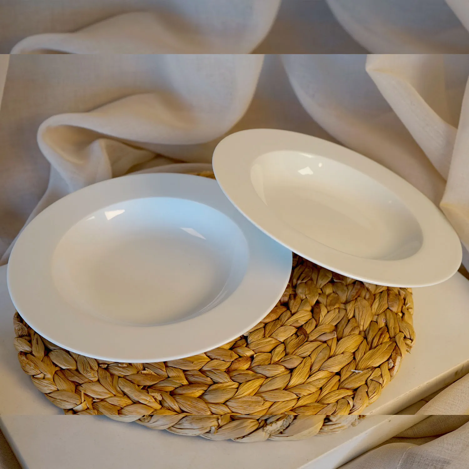 Deep White Plate