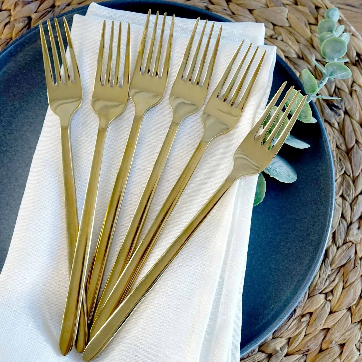 Gold Forks Thin