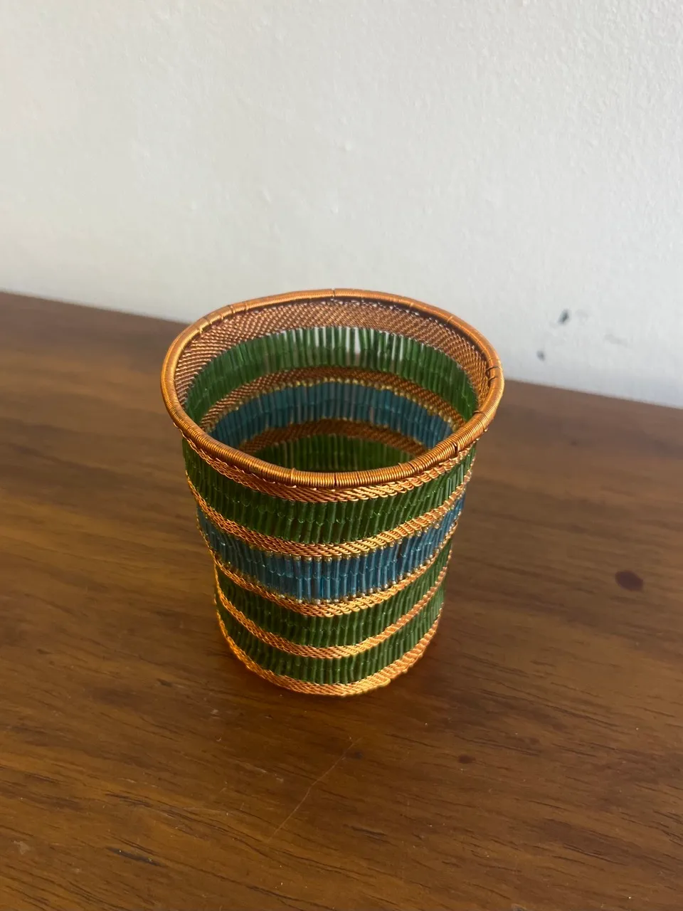 Beaded Pencil Holder