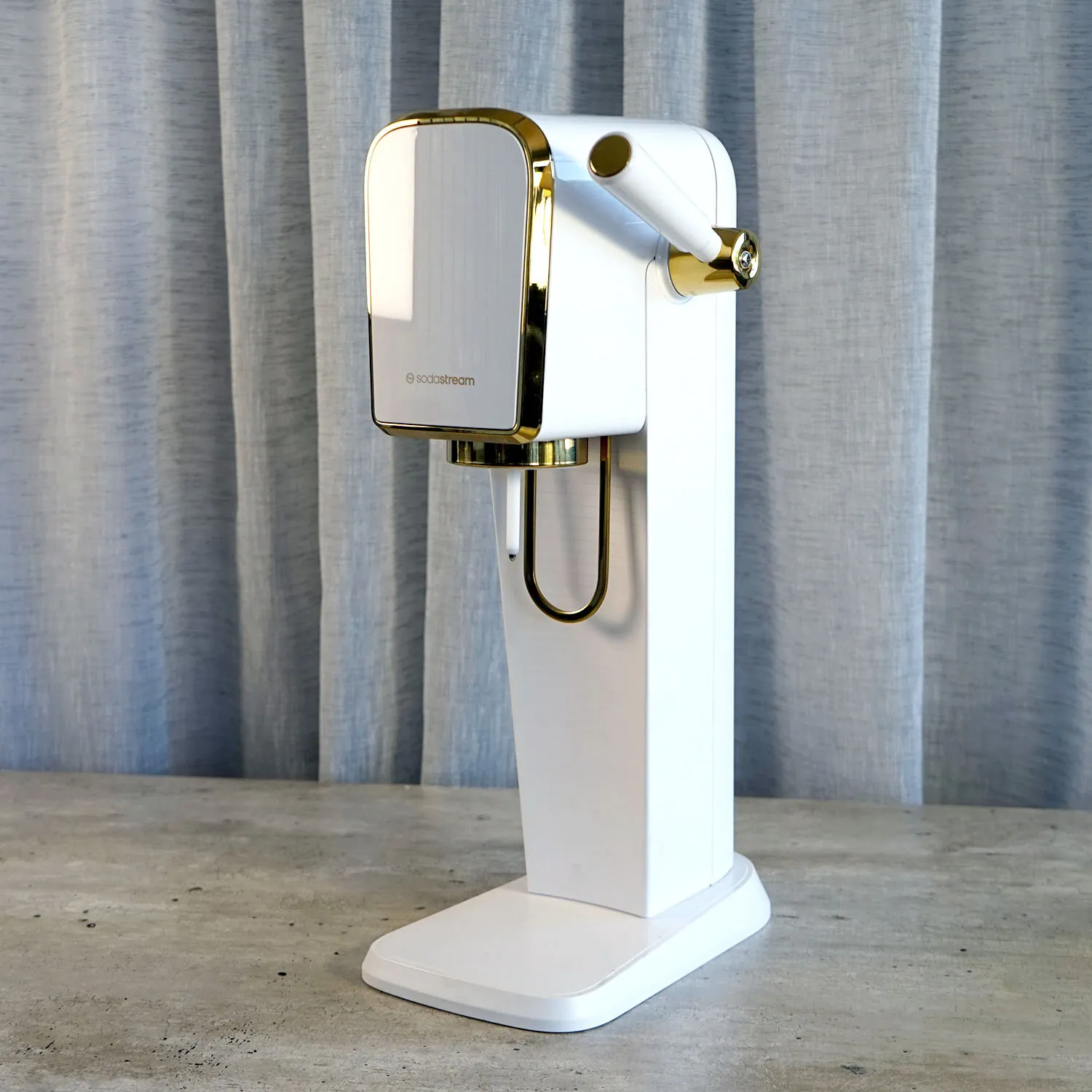 White and Gold Sodastream