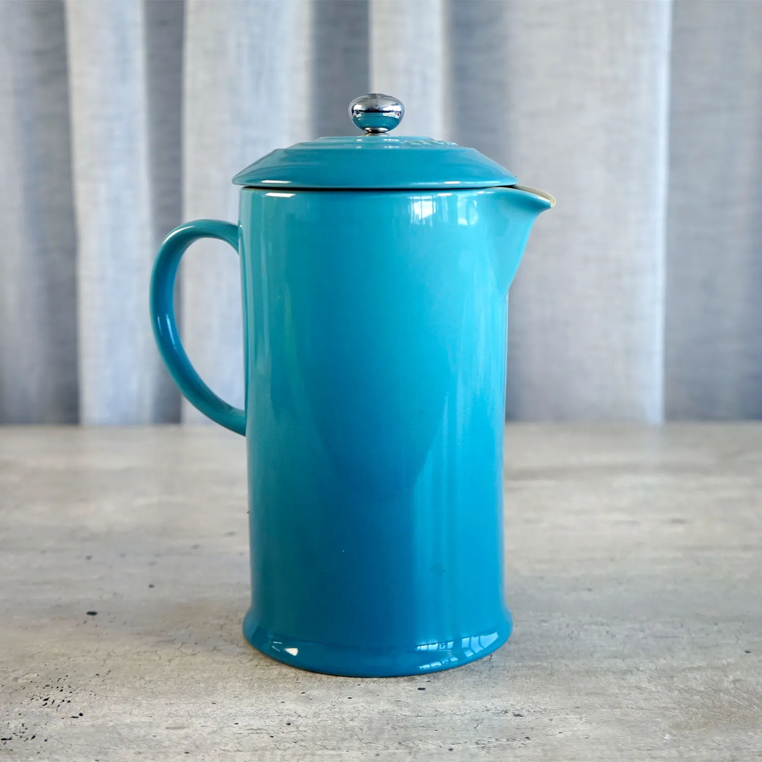 Blue Le Creuset Bodum