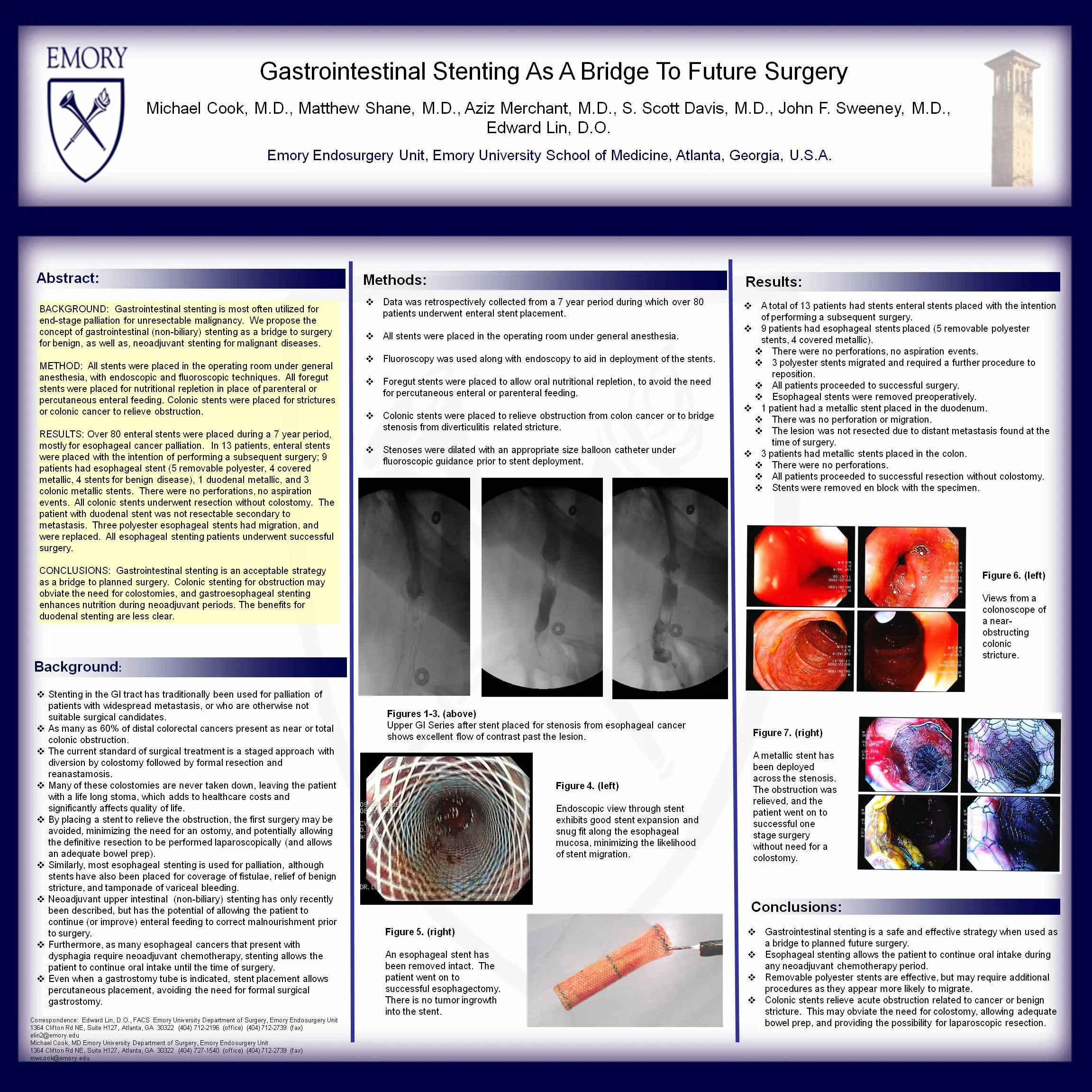 Lower GI Stenting Specimen (strictures)