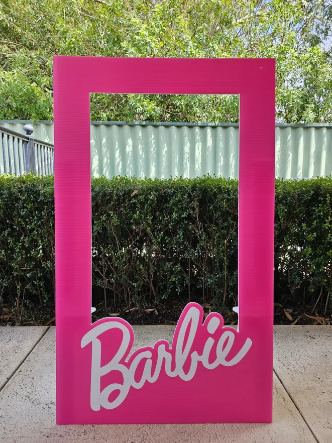 Barbie Frame Cut Out Hire 