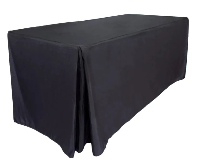 Black Fitted Tablecloth (6ft)