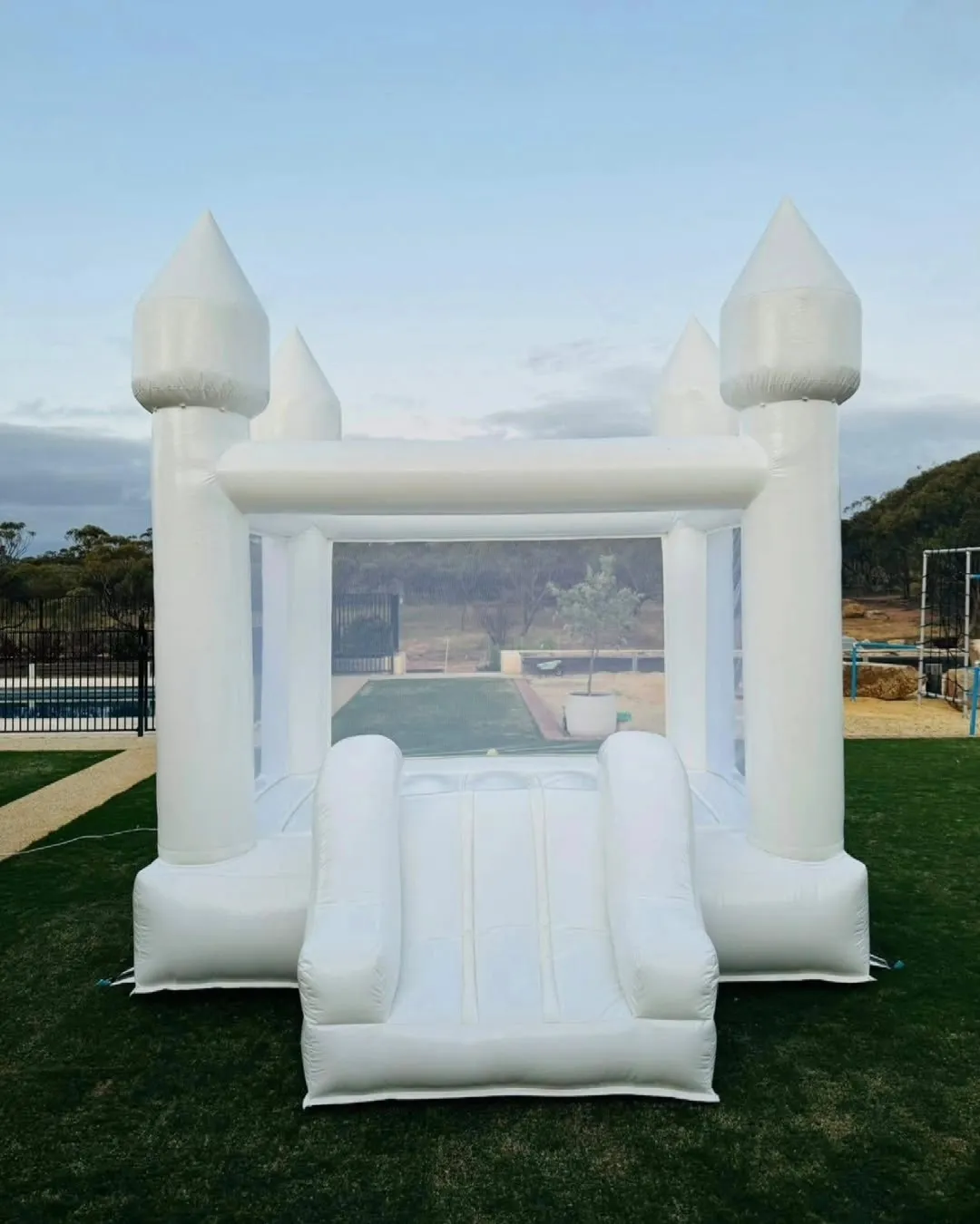 White Bouncy Castle Hire