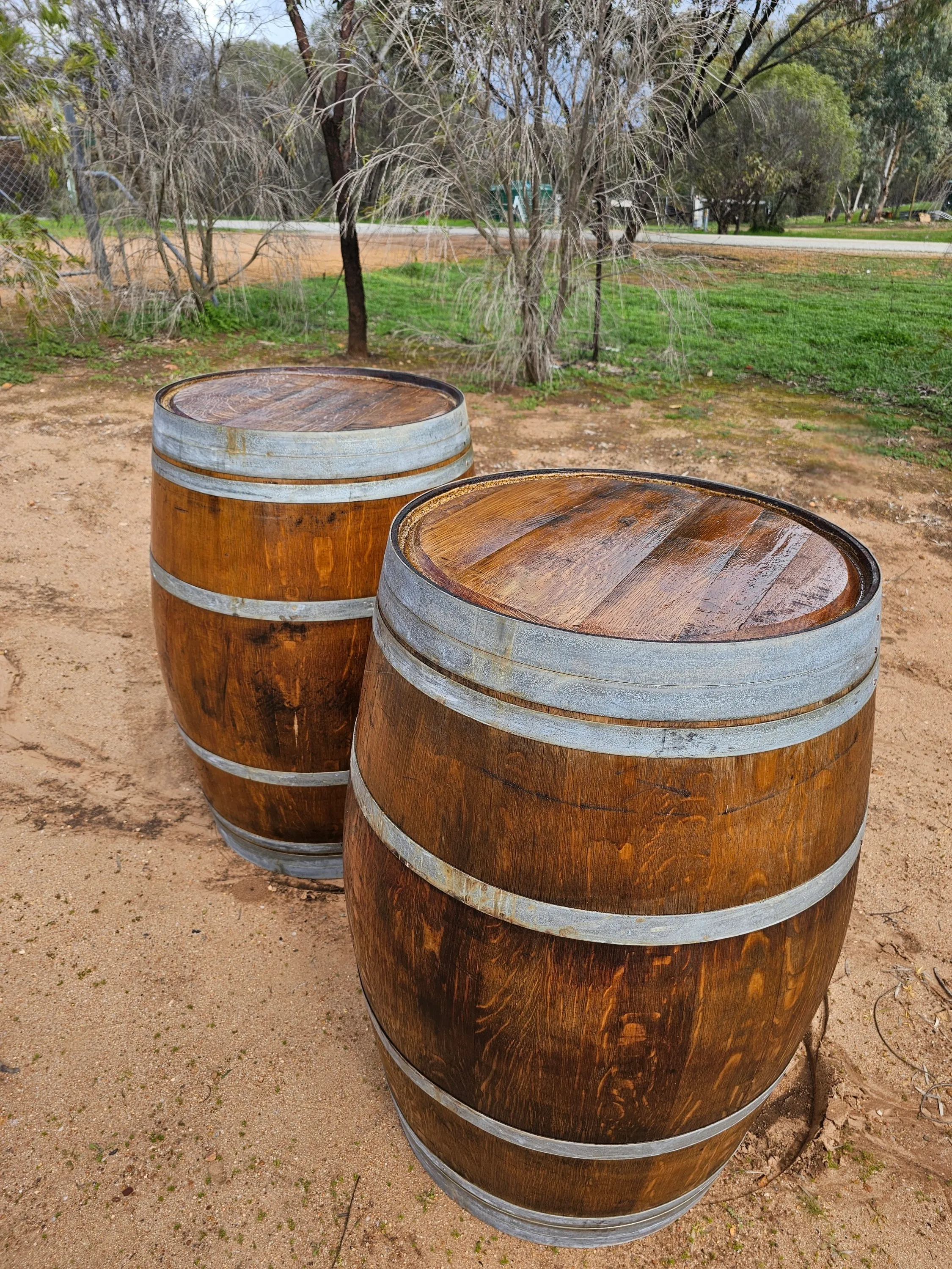 Rustic Wine Barrel Hire