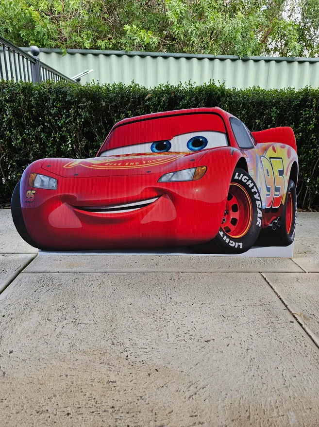Lightening McQueen Cut Out Hire