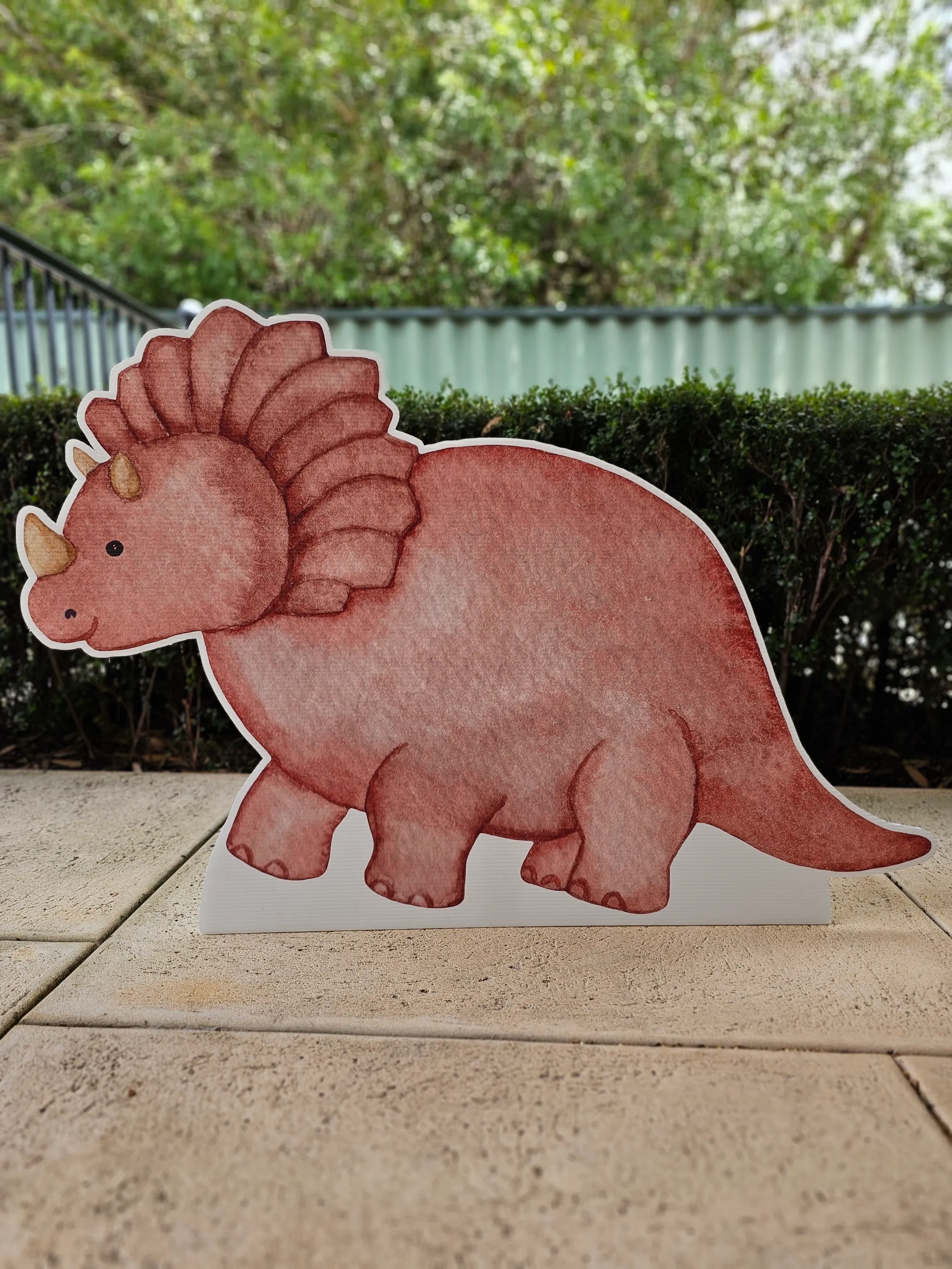 Dinosaur Red Cut Out Hire