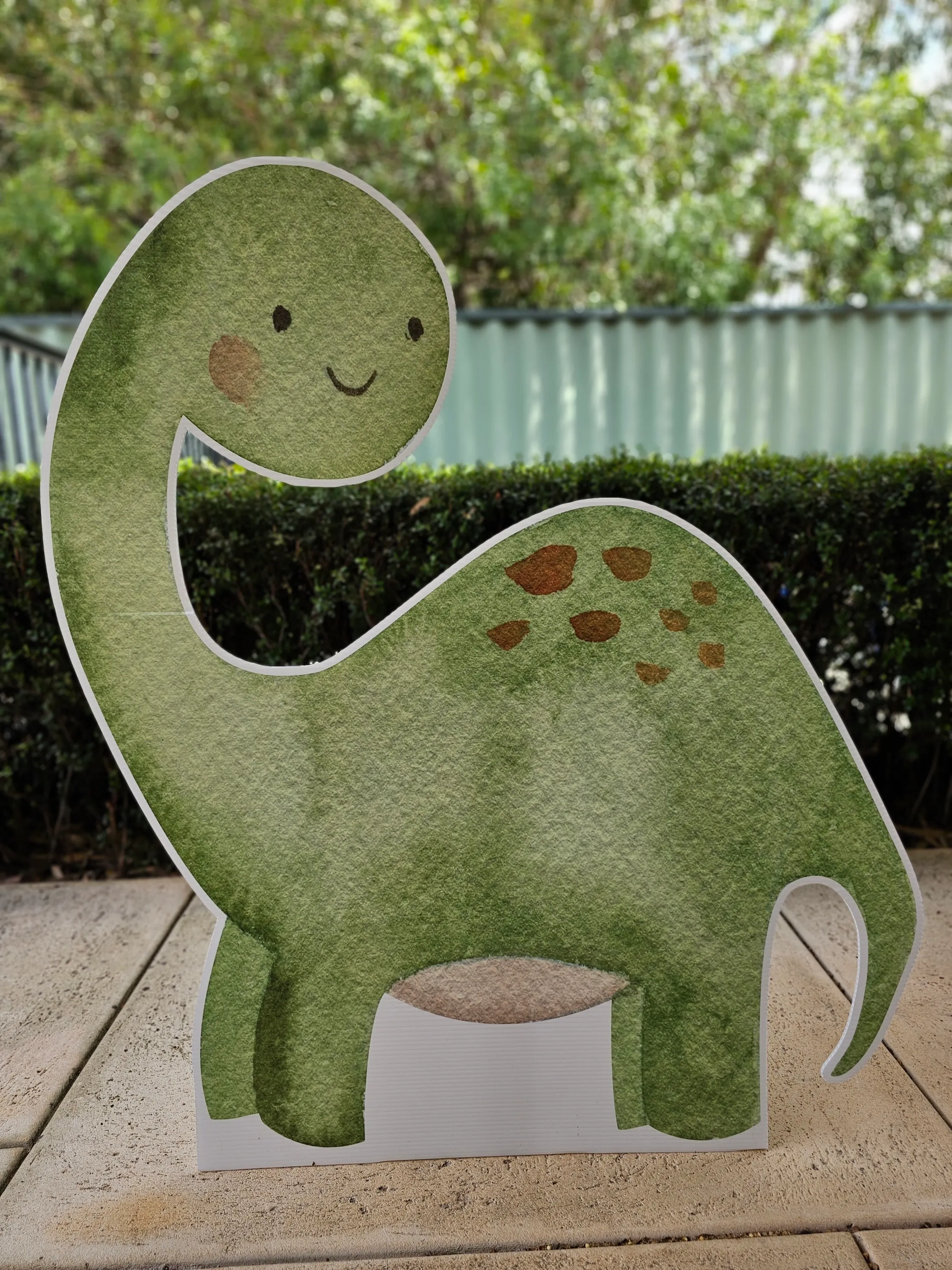 Dinosaur Green Cut Out Hire