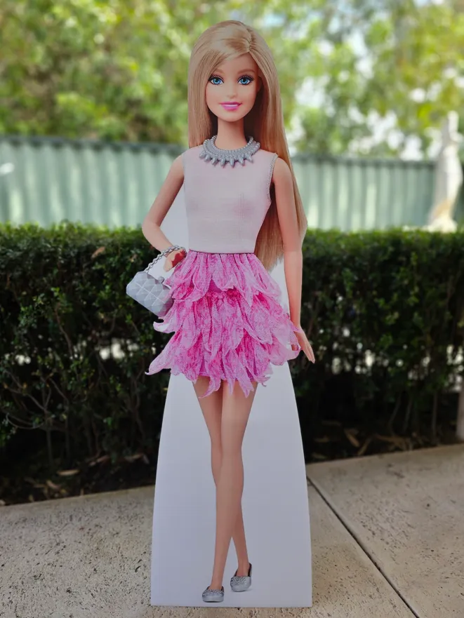 Barbie Flower Cut Out Hire