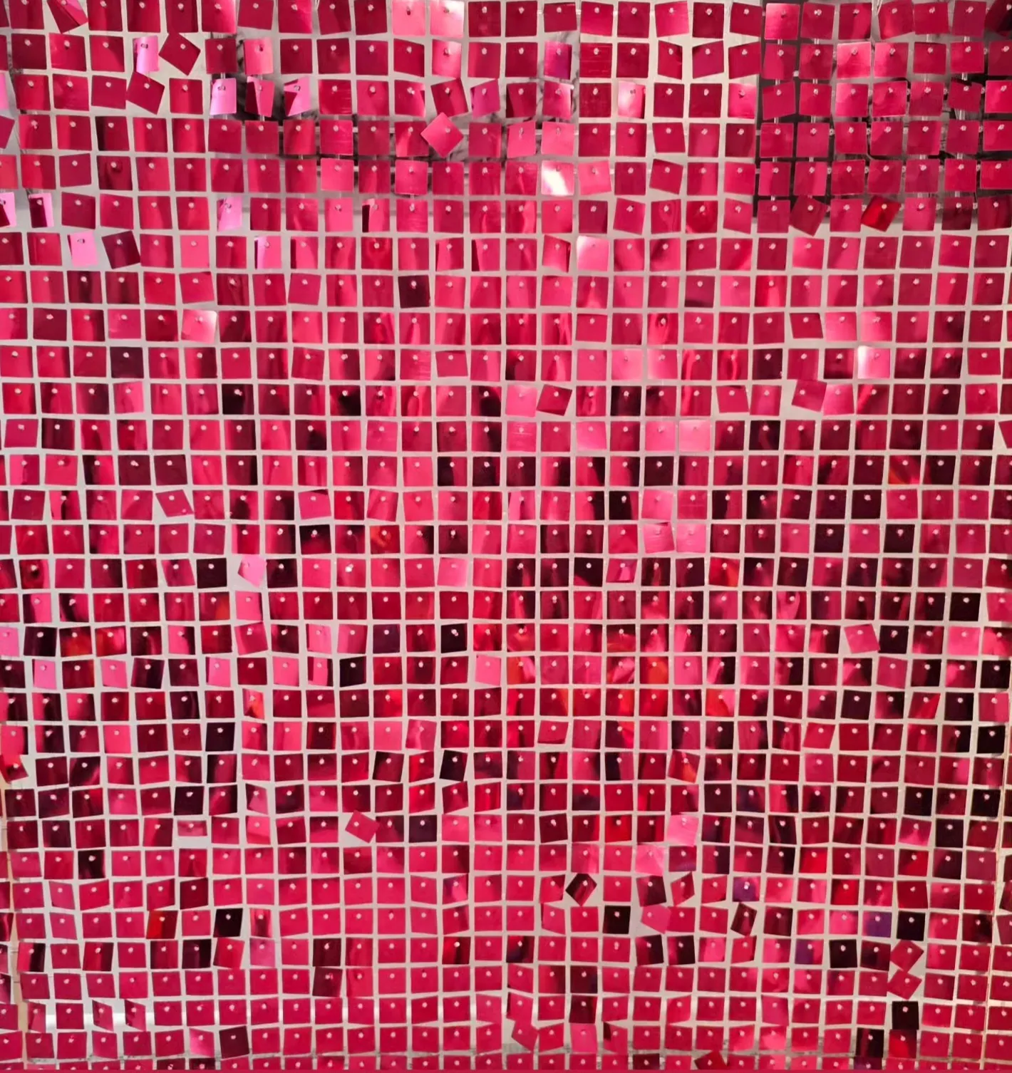 Shimmer Wall Metalic Burgundy Hire