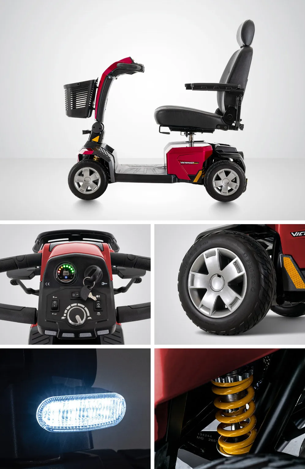 Pride Victory Sport - 4 Wheel Scooter - 400 Lbs