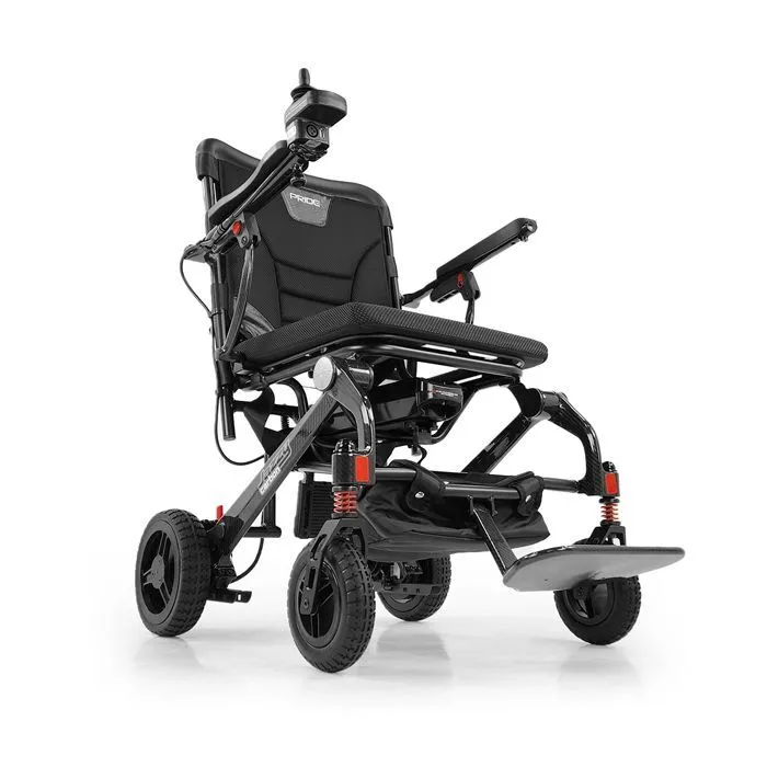 Pride Jazzy Carbon Travel Lite Folding Power Chair