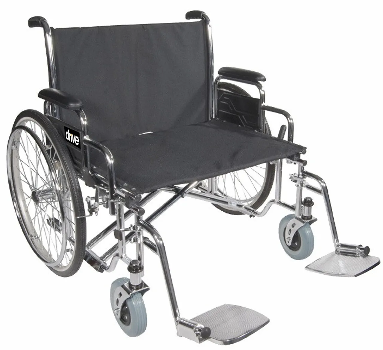 Heavy Duty Wheelchair - 450 lb Capacity 26 x 18