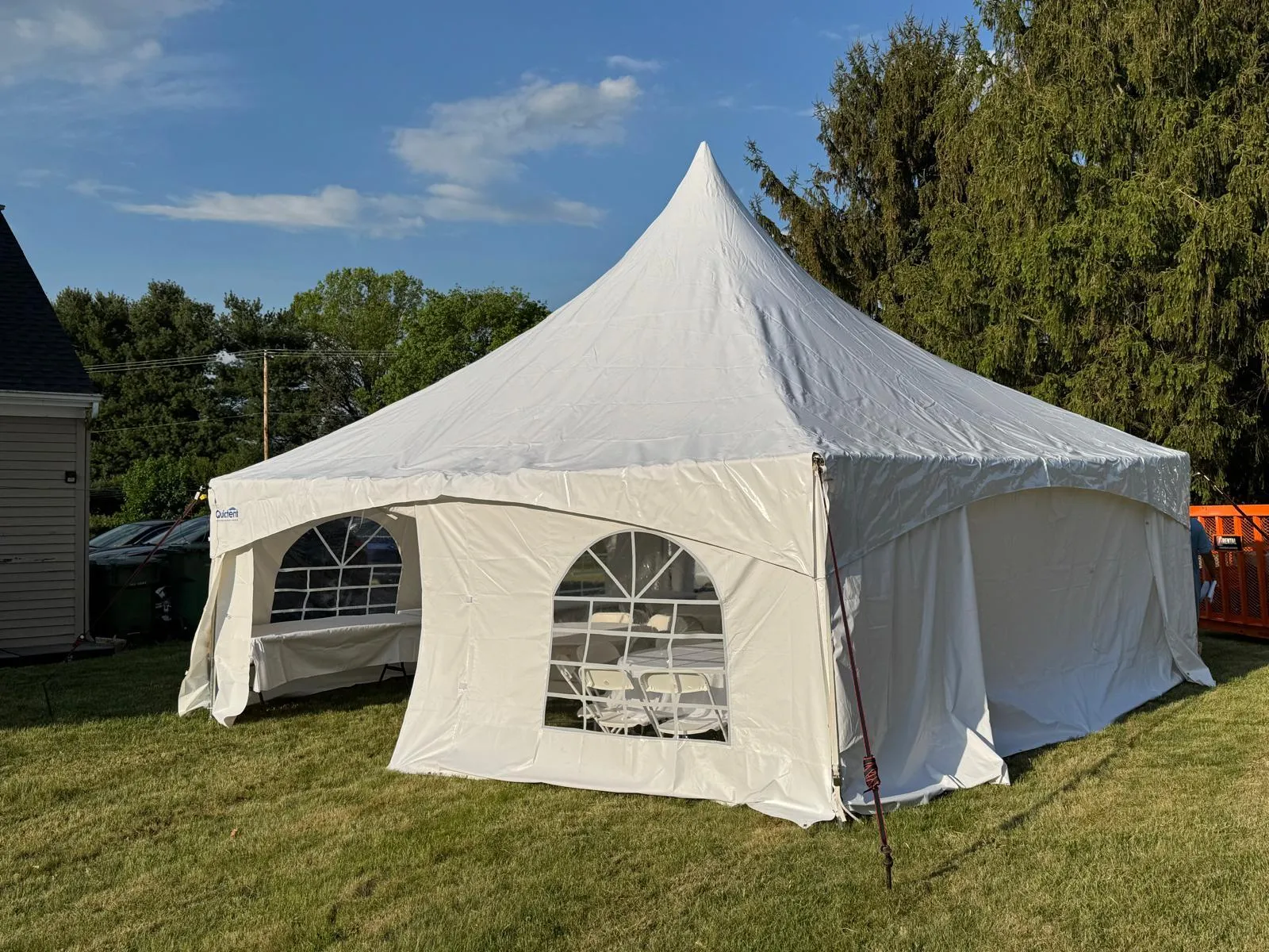 20 x 20 High Peak Marquee Tent Package