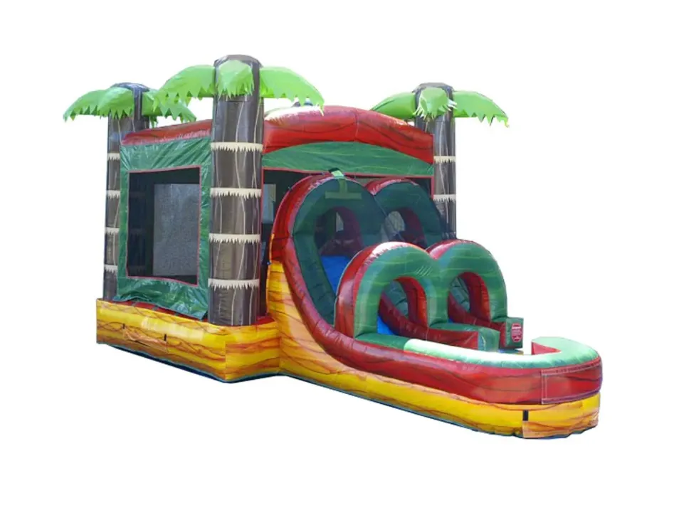 Kids Tropical Fire Marble Slide Combo (Wet/Dry)