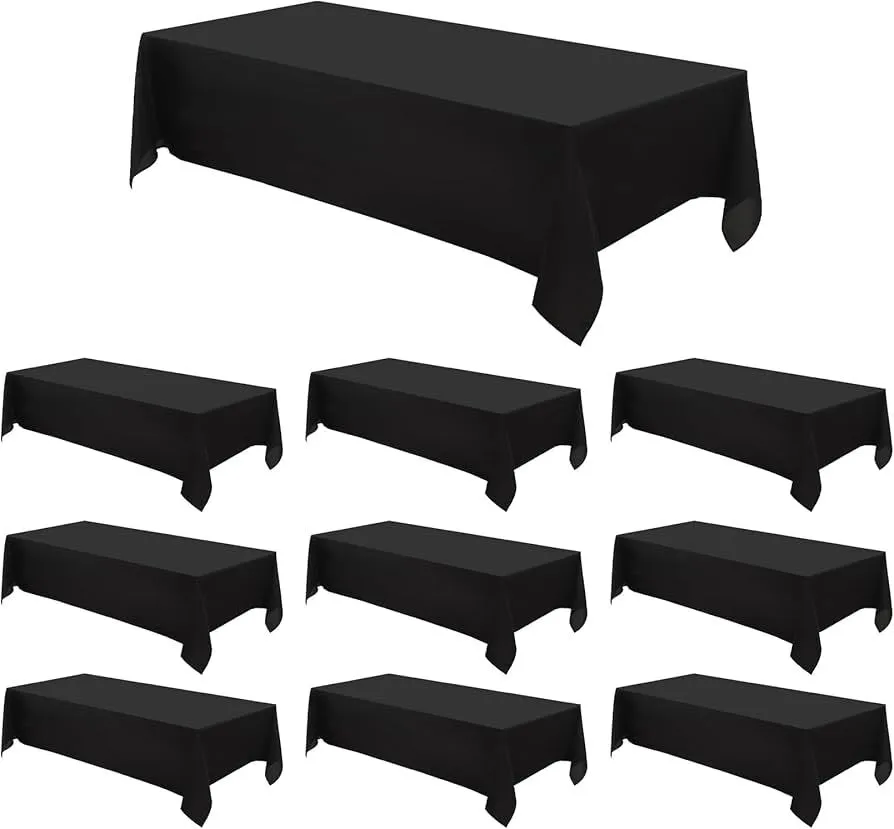 Tablecloth-Black rectangle-90x132"